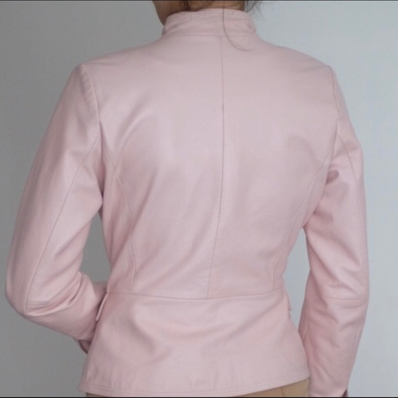 Vintage pink leather jacket - Picture 7 of 7